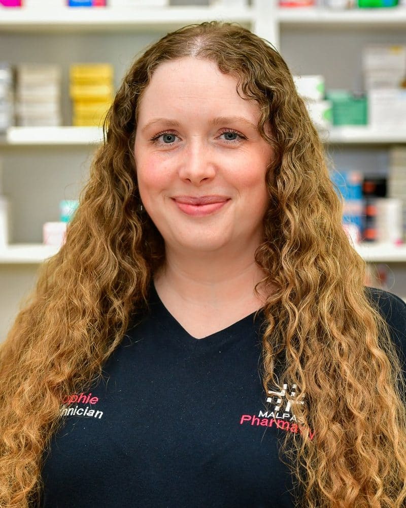 Sophie Taylor-Small, ACT and Supervisor, Malpas Brook Pharmacy at Malpas Pharmacy